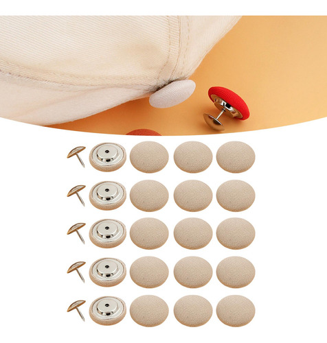 20 Piezas De Botones De Costura Accesorios De Costura Caqui