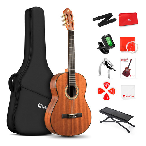 Guitarra Clasica 4 39  Tamaño Completo Nailon Para Adulto