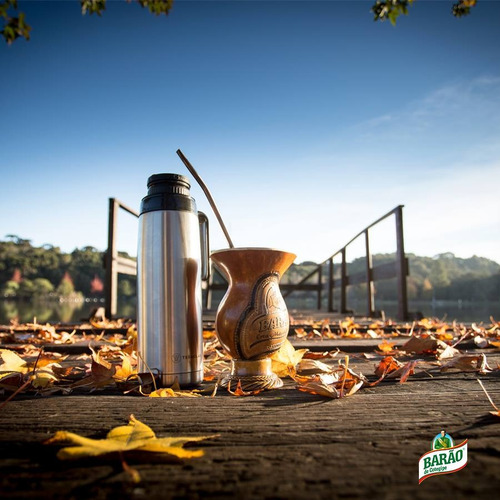Kit Erva Mate Chimarrão Barão Moída Grossa Top De Venda
