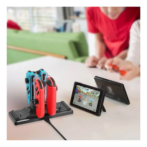 Cargador X 4 Para Joy-con Dock De Nintendo Switch Iplay