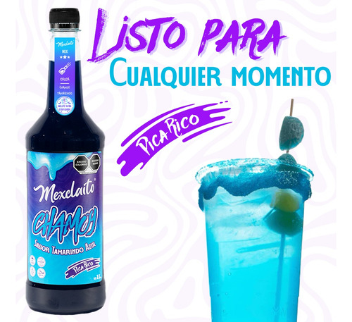 Mexclaito Salsa Chamoy Tamarindo Azul 2 Litros