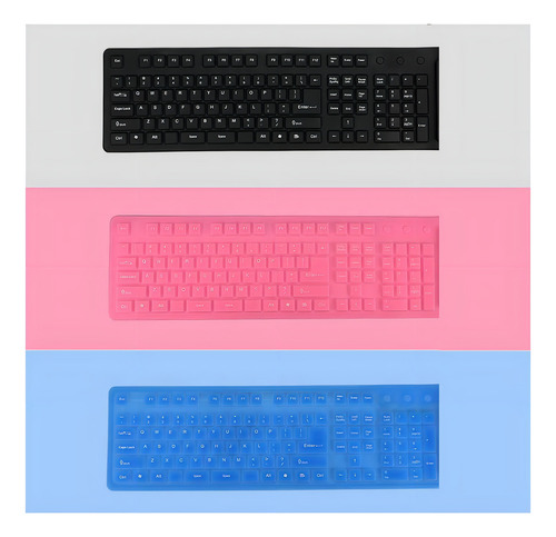 Teclado numérico plegable de goma delgada, portátil, color del teclado: negro, idioma: portugués, Brasil