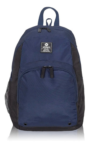 Bolso Escolar Xtrem Impact Navy De 25 Litros