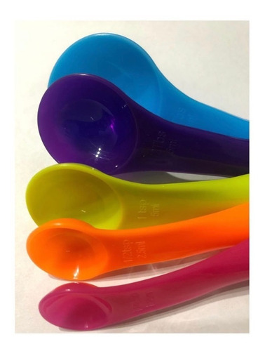 Set 5 Cucharas Medidoras Cucharitas Super Oferta