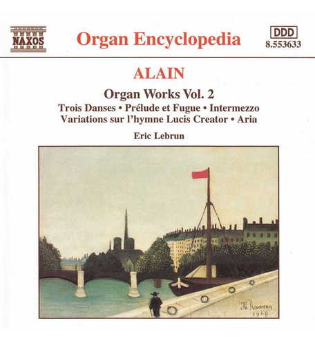 Organ Wks Vol 2/lebrun - Alain (cd) - Importado