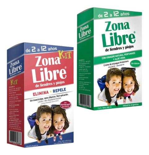 Super Kit Zona Libre Loción + Bio Repelente +  Enjuague