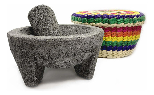 Verve Culture Molcajete En Cesta