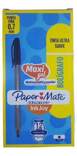 Imagen 2 de 2 de Boligrafo Lapicero Paper Mate Color Negro