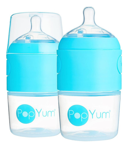 Popyum 5 Oz Blue Anti-colic Formula Making/mixing/dispenser 