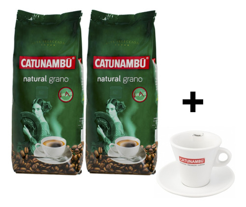 2 Café Grano Catunambú Natural + Taza Capuchino Catunambú 