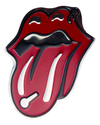 Emblema Troquel The Rolling Stones Lengua Rojo Para Autos