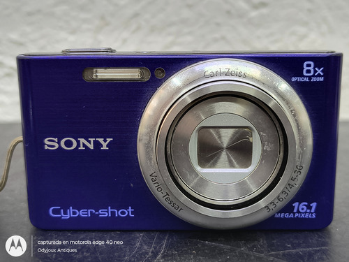 Camara Digital Sony Cyber-shot Dsc-w730 16.1mp 8x No Sirve Azul (Usado)