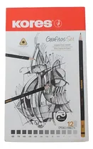 Comprar Lápices De Dibujo Caja Metálica Kores ( 12 Unidades )