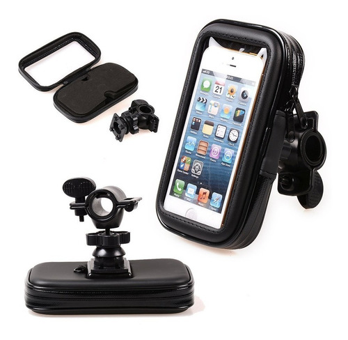 Estuche Soporte Bicicleta Moto Impermeable Para Gps, Celular