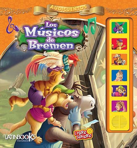 Libro Sonidos Audi Cuento Clásico - Los Músicos De Bremen