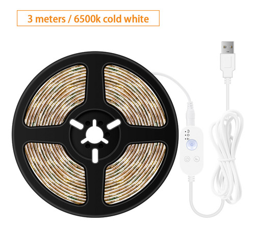 Tira De Luces Led Regulables Por Usb Con Sensor De Movimient