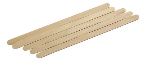 Selftek 100pcs Wooden Wax Applicator Spatulas Sticks Hair Re