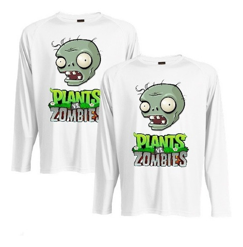 Envió Gratis 2 Camiseta Mangalarga Polera Niño Planta Zombie