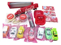 Comprar Coleccion Coca Cola Carritos Yoyos Trailer Colguijes 17 Pzas