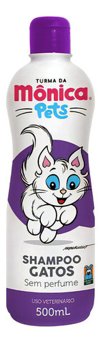 Shampoo Para Gatos Pet Sem Perfume Turma Da Mônica 500ml