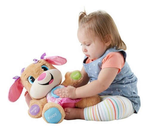 Peluche Fisher Price Perrito Musical De Aprendizaje (35$)