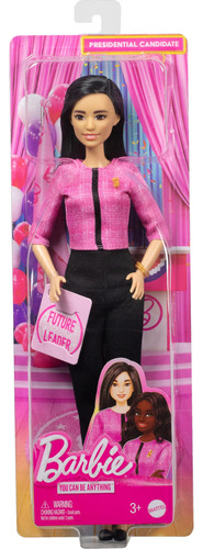 Muñeca Barbie Careers Future Leader Con Pelo Negro Y Acceso.