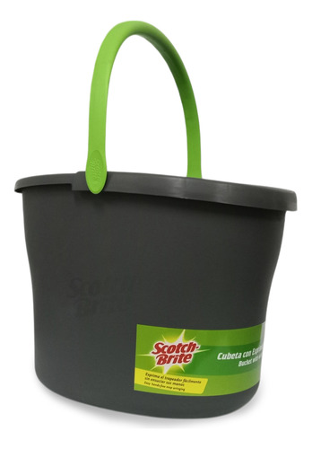 Cubeta Con Exprimidor Scotch Brite 10 L Color Blanca