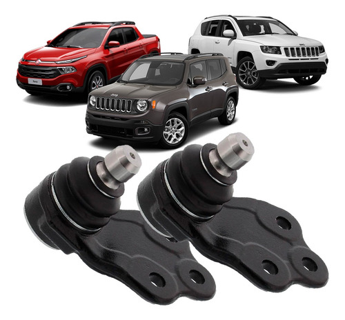 Imagem 4 de 6 de Par Pivo De Suspensão Fiat Toro 2017 2018