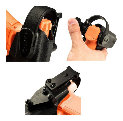 Coldre Kydex Glock G19 G17 G22 G23 G25 Trust Cinto Invictus