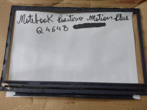 Moldura Frontal Da Tela Notebook Positivo Motion Plus Q464b Cinza-escuro (Usado)