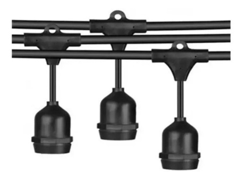 Guirnalda Impermeable 5 Metros Rosca E27, Sin Ampolleta 