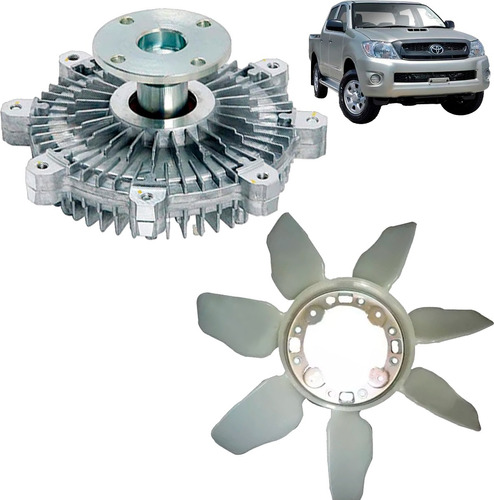 Centrifugo Aspa Ventilador Para Toyota  Hilux 2005 2015