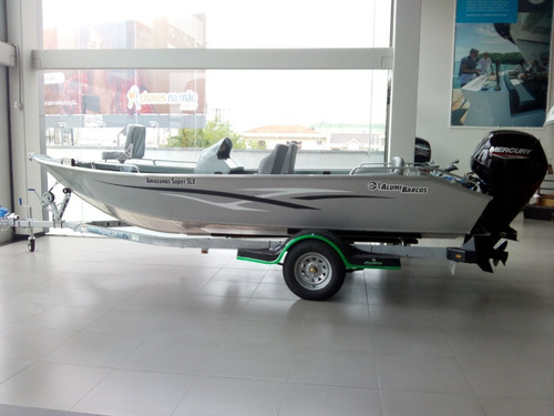 Lancha De Alumínio Alumibarcos Amazonas 19' Pés Super Slx