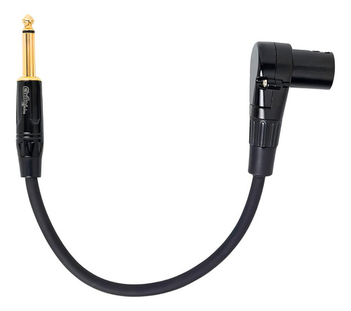 Cabo Xlr Macho 90º Graus Para P10 Mono 5mt