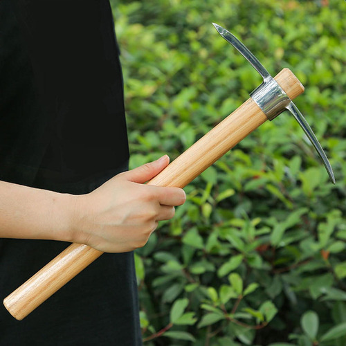 Pequeño Mattock Mango Antideslizante Jardín Azada Para