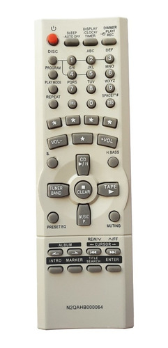 Control Remoto Equipo De Sonido Panasonic + Forro + Pilas