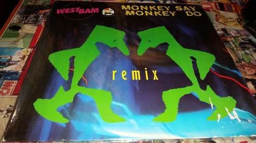 Westbam Monkey Say Monkey Do (remix) Vinilo Maxi Germany 89