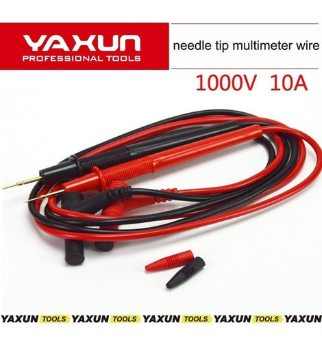 Cabo Agulha Fonte Bancada Multimetro Teste 10a 1000v Yaxun