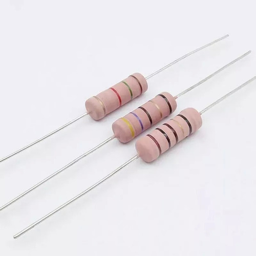 Imagem 2 de 2 de Resistor De Fio 100r 5w 5% - 50 Peças