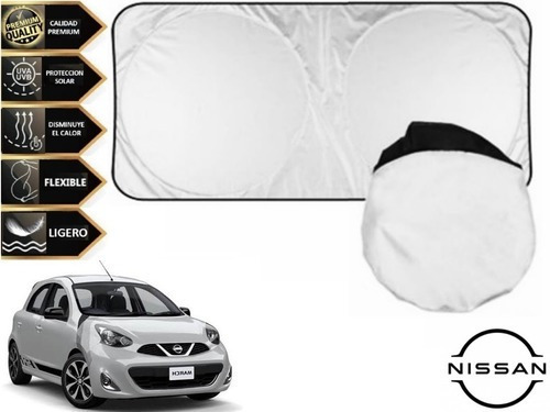 Cubresol Tapasol Parasol Con Ventosas Nissan March Rs 2018