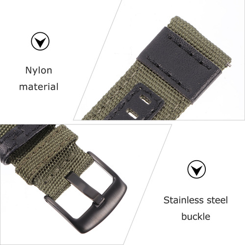 2 Correas De Reloj De Nailon Compatibles Con Correas De Repu