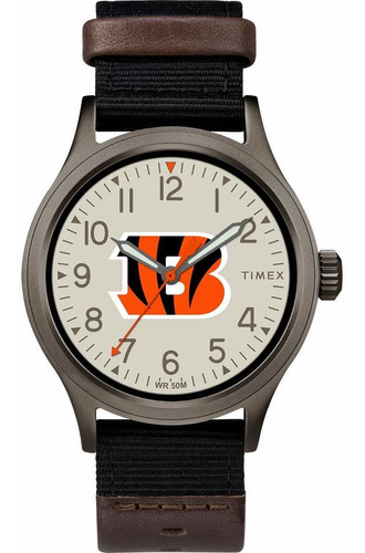 Reloj De Embrague Cincinnati Bengals Nfl Twzfbenmb De Timex
