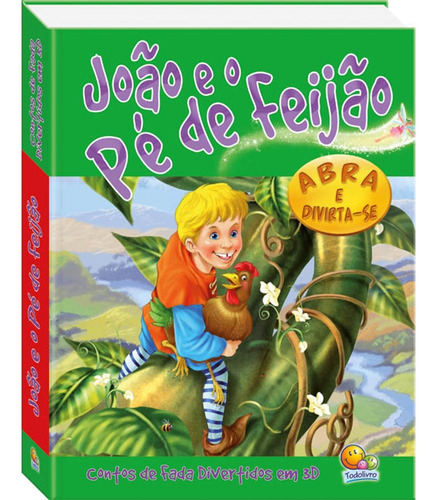 Contos De Fada Div. Em 3d: João E O Pé De Feijão, De The Book Company. Editora Todolivro Distribuidora Ltda., Capa Dura Em Português, 2014