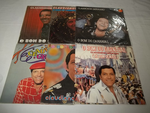 Lp Vinil - Claudionor Germano - 6 Discos