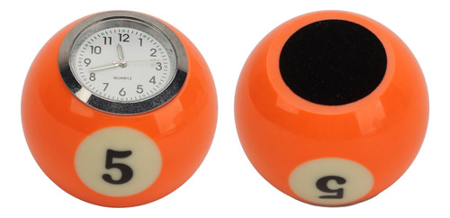 Reloj De Mesita De Noche Con Forma De Bola, Mesa De Billar,