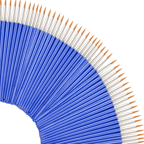 Juego De 50 Pinceles Redondos Puntiagudos Para Niños/estudia