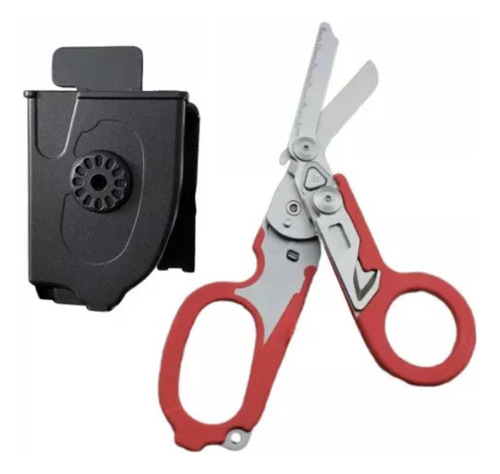 Tijera Paramedica Raptor Naranja Con Negro Leatherman