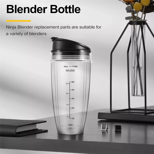 Vasos De Repuesto De 24 Oz Compatibles Para Ninja Bn401, Bn7