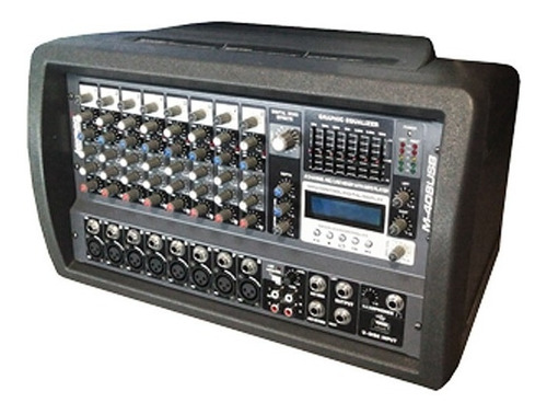 Lexsen M408usb Consola Amplificada De 8 Canales 600 W