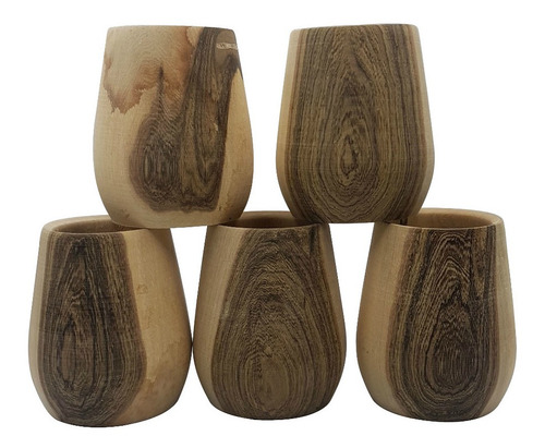 Mate De Madera Guayubira Misionera Para Pintar Boca Grande